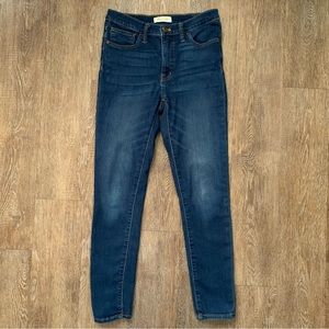 Madewell 9" Mid Rise Skinny Jeans Size 27
